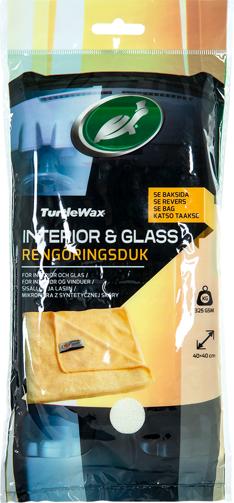Turtle Wax Microfiberduk Interior Gul 40x40cm