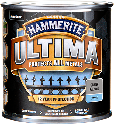 Hammerite Ultima Slätlack Silver 250ml