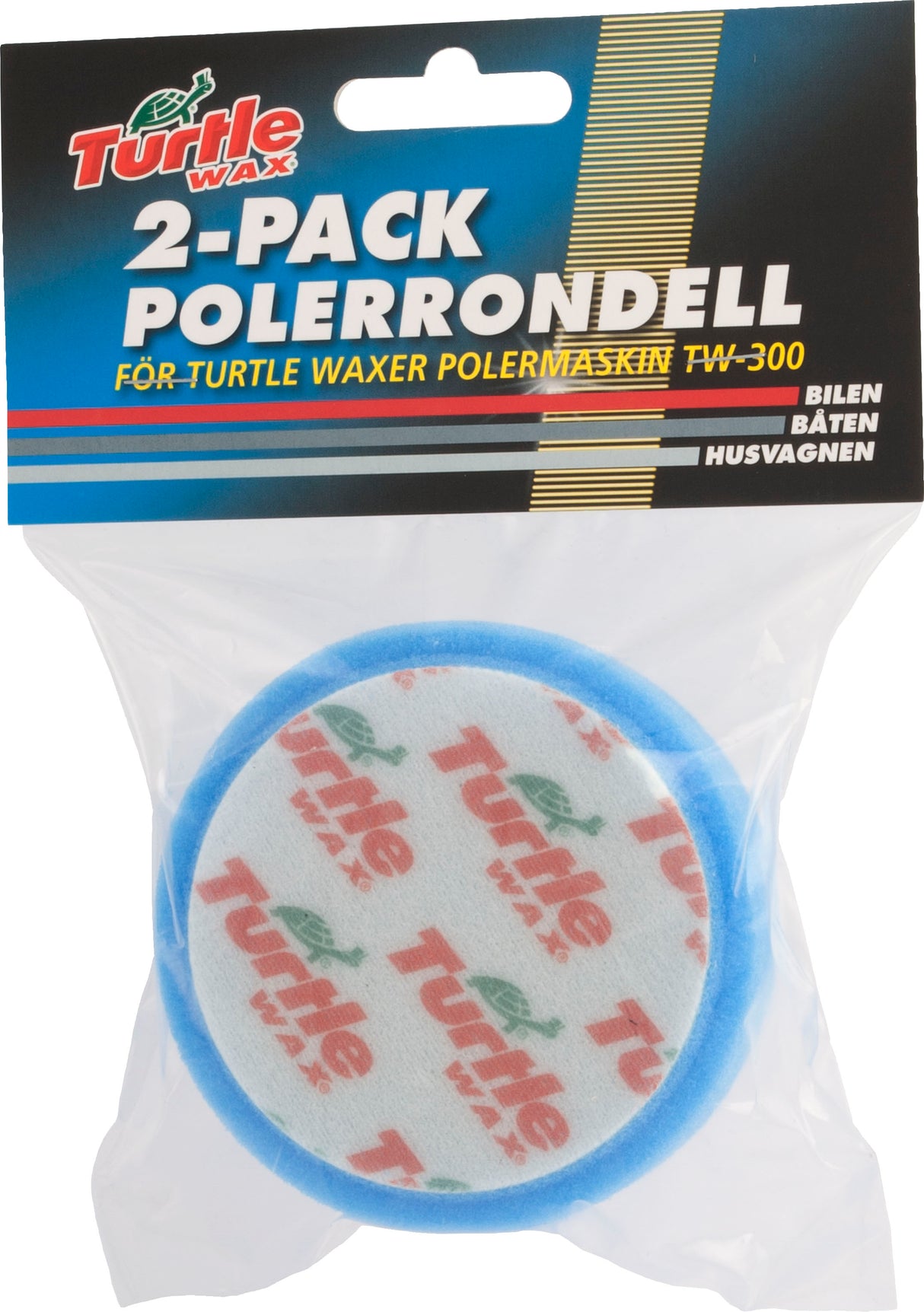 Turtle Wax Polérrondell Blå 100mm 2-pack
