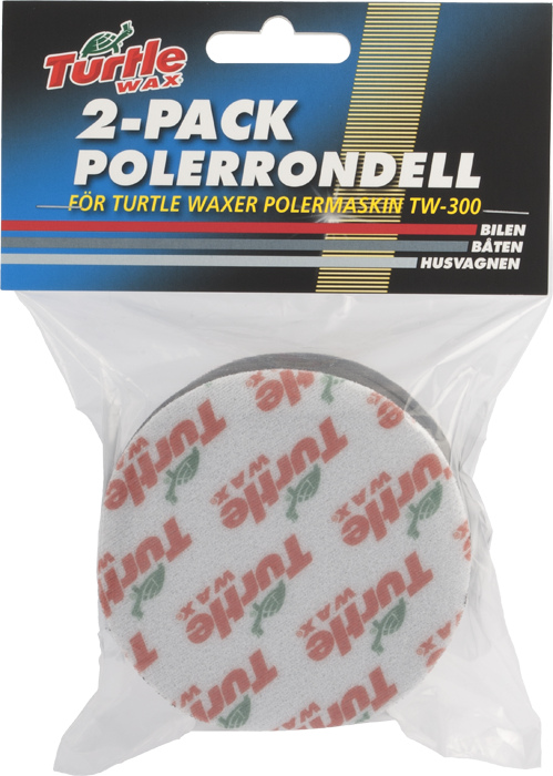 Turtle Wax Polérrondell Svart 100mm 2-pack