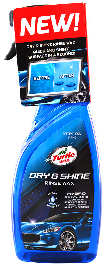 Turtle Wax Dry & Shine Rinse Wax 750 ml