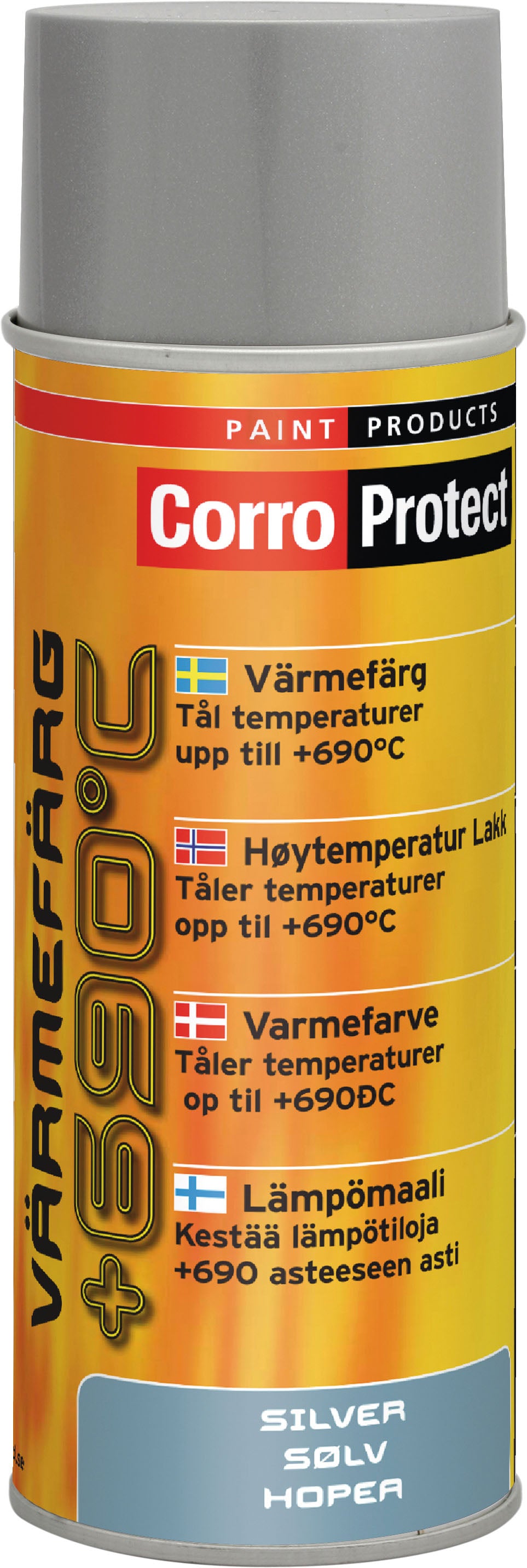 CorroProtect Varmemaling Sølvspray 400ml