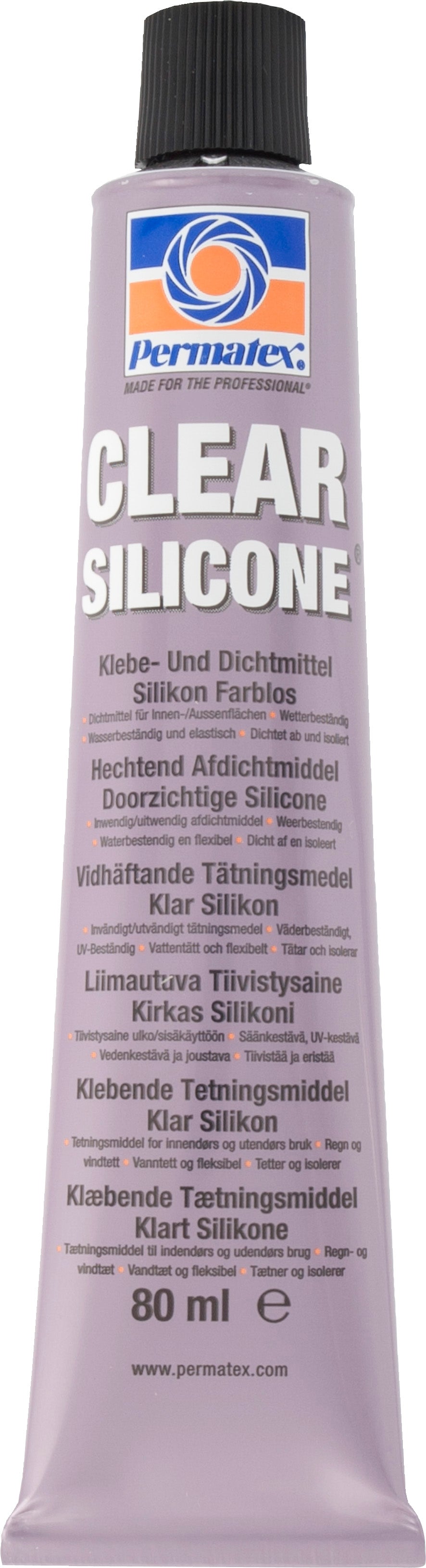 Permatex Klar RTV Silikon 80ml