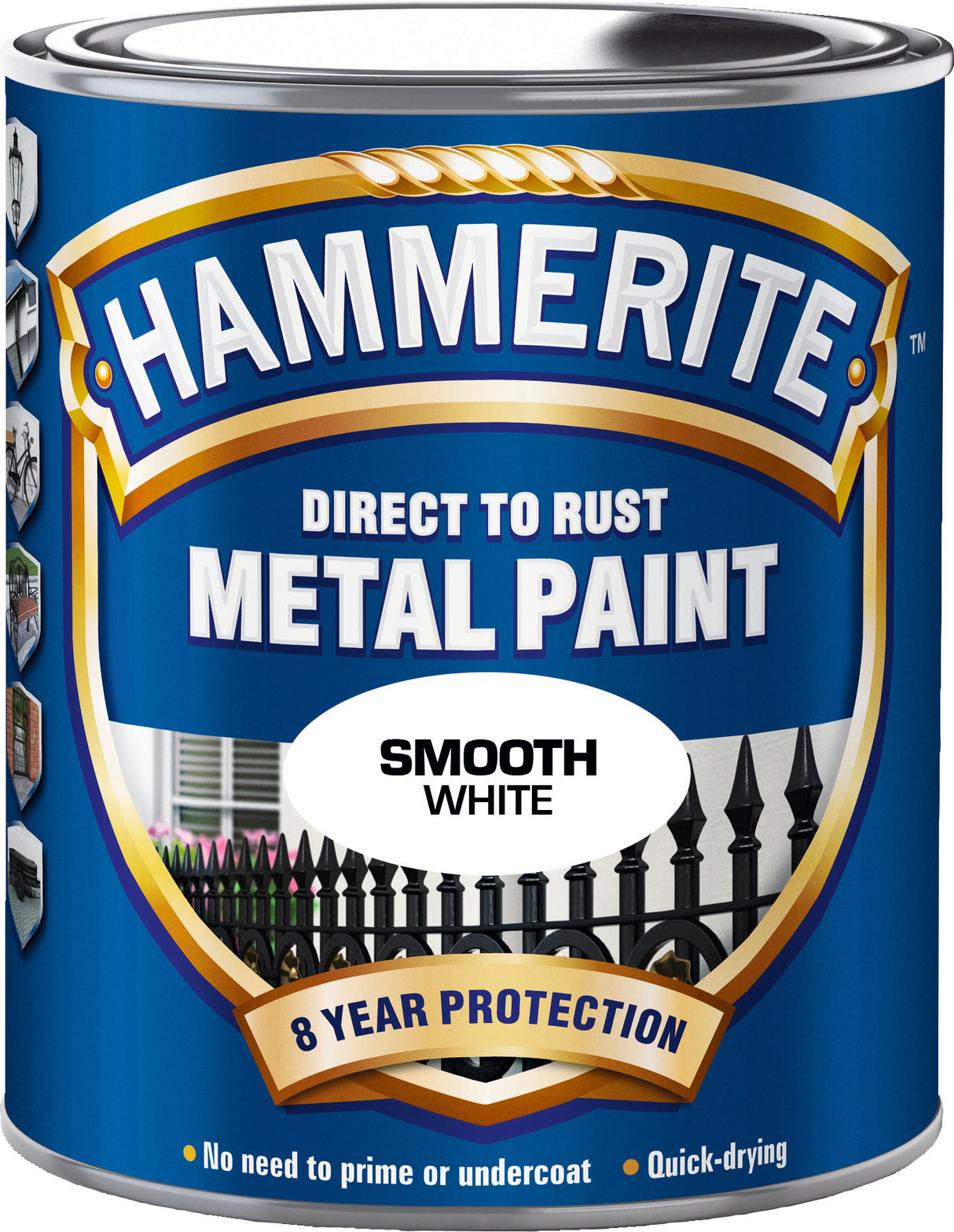 Hammerite Slätlack Vit 250ml
