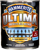 Hammerite Ultima Slätlack Röd 750ml