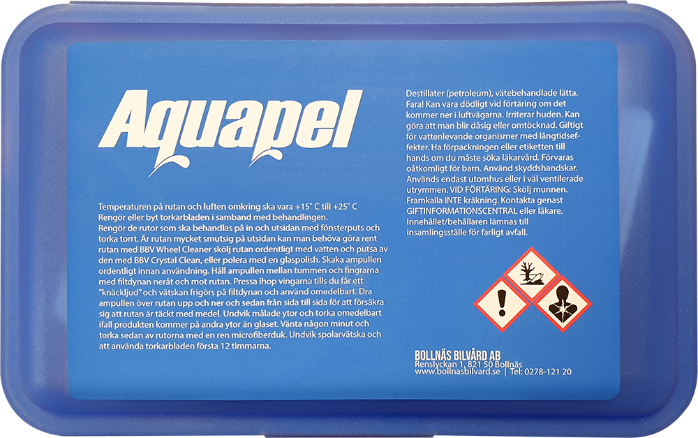 Aquapel Glasbehandling (6 stk.)
