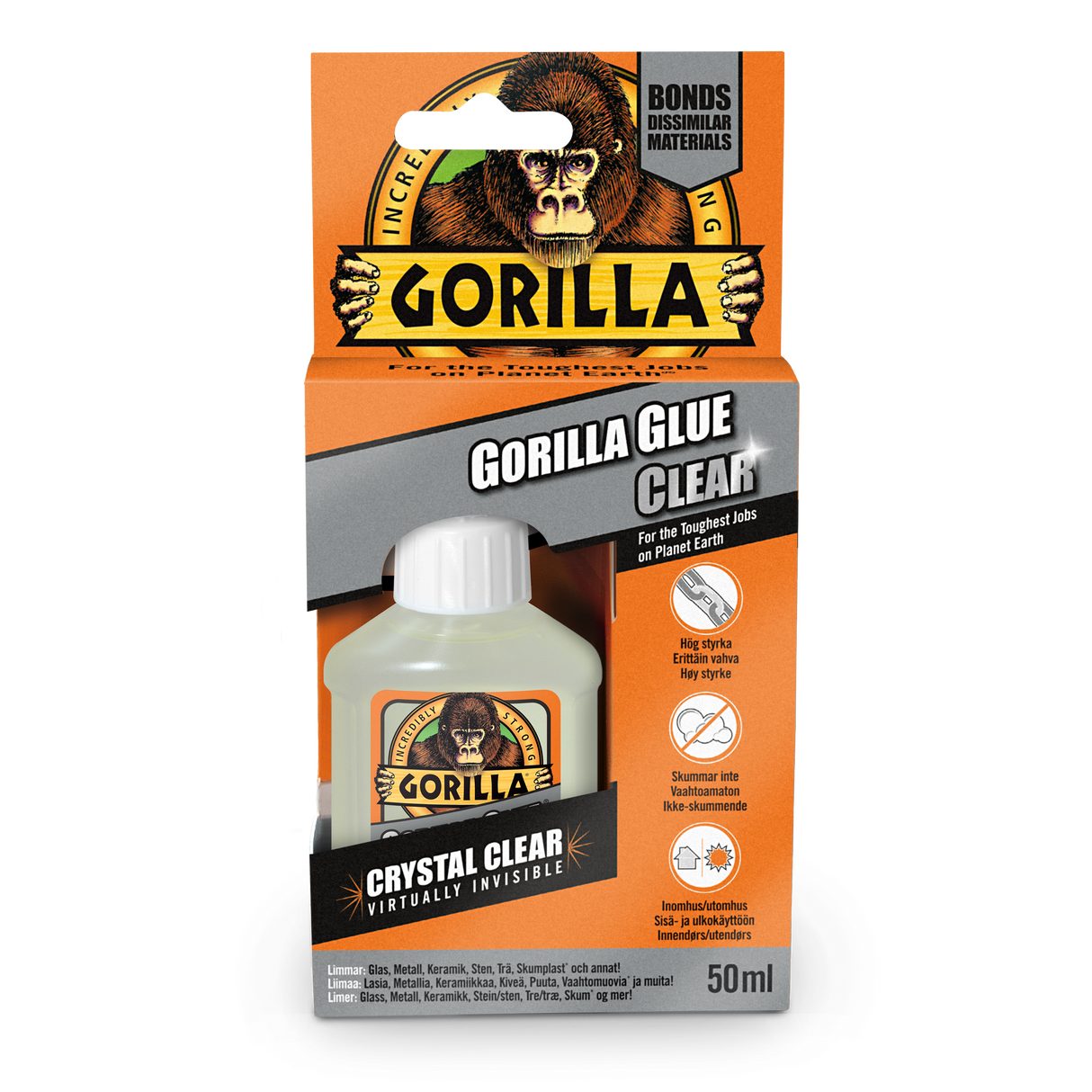 Gorilla Lim Klar 50ml