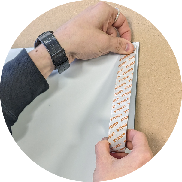 Gorilla monteringstape maks. styrke 1,5 m sort