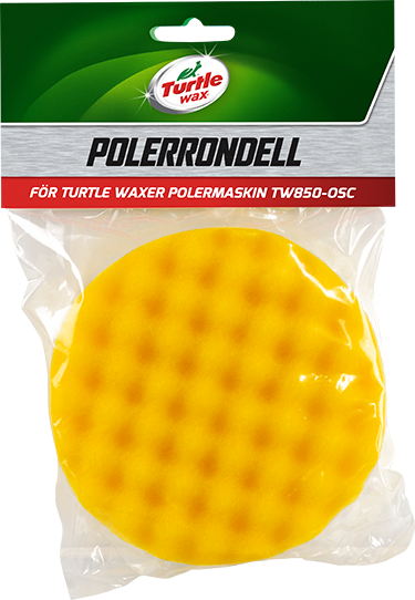 Turtle Wax Polérrondell Våff.Gul 25x130mm (1-Pack)