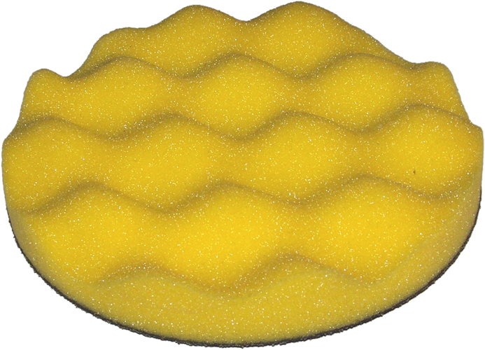 Turtle Wax Polérrondell Våfflad Gul  25x130mm