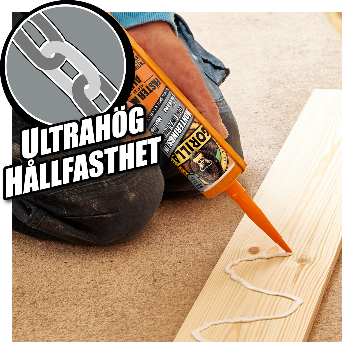 Gorilla Grab Monteringslim 290 ml