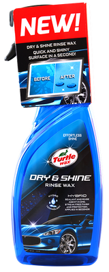 Turtle Wax Dry & Shine Rinse Wax 750 ml
