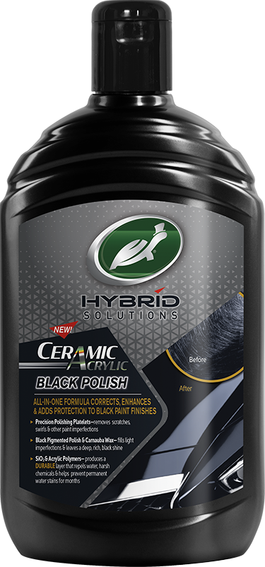 Turtle Wax HS Keramisk Sort Politur &amp; Voks 500 ml